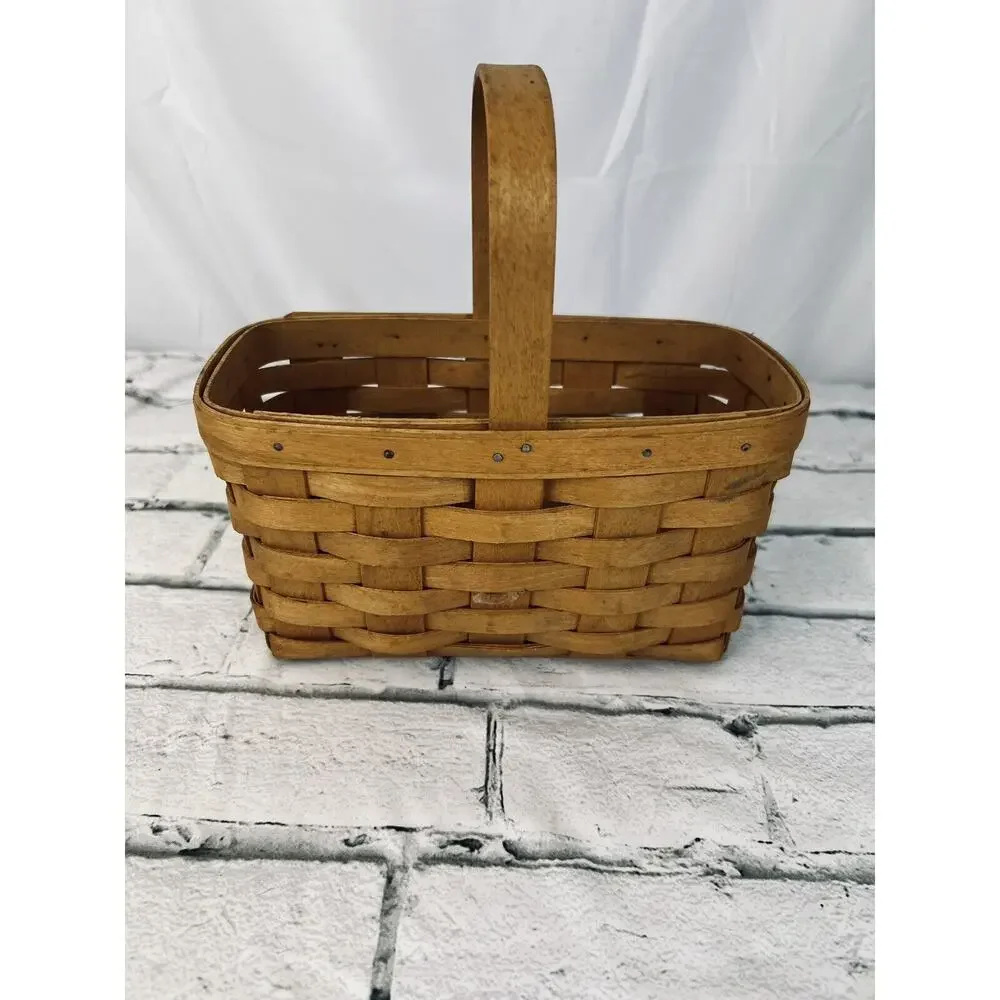 1999 Longaberger Candle Basket w/Stationary Handle